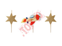 SCS-19 ŚWIECZKI PIKERY SMOLOT, MIX 3 szt.