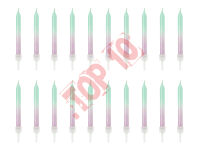 SCP-11 ŚWIECZKI URODZINOWE OMBRE 6 cm 20/20