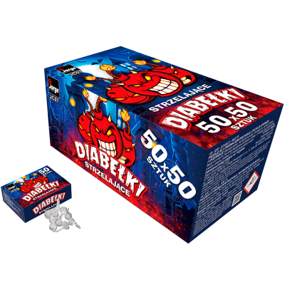 JC07  STRZELAJĄCE DIABEŁKI JORGE 50 SZT. - 2
